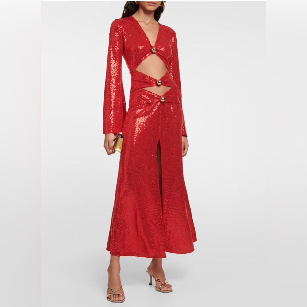 Red sequin Fergie dress Dodo Bar Or